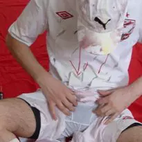 England football kit trashed